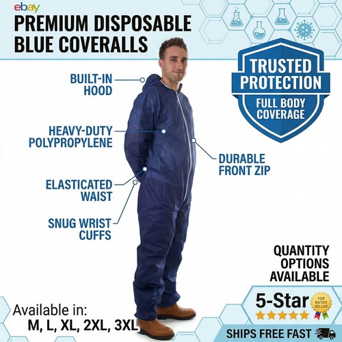 Disposable coveralls hooded - disposable,