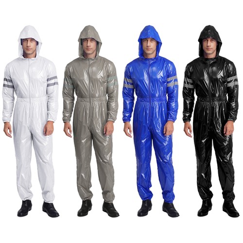 Mens reflective strips hooded - reflective,
