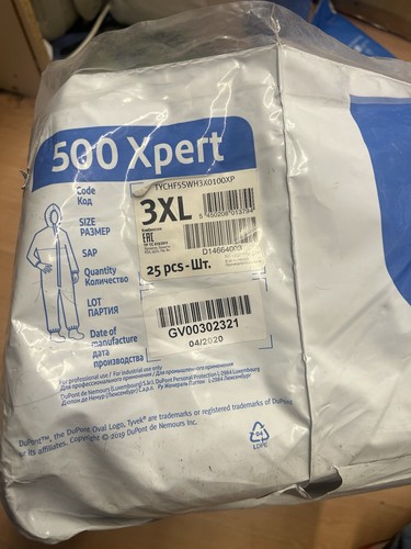 Dupont tyvek 500 xpert hooded - dupont,