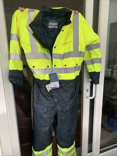 Coverall yellow and navy size - yellow,