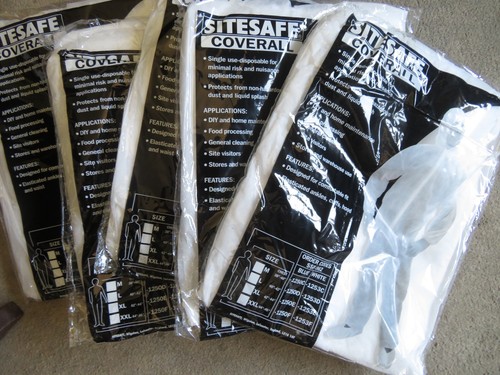 Disposable coveralls white - disposable,