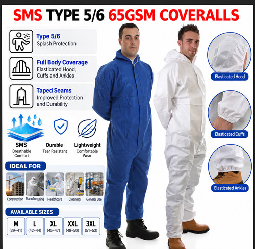 Disposable coverall sms - sms, type