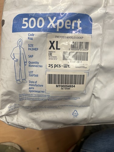 Dupont tyvek 500 xpert - dupont, hooded
