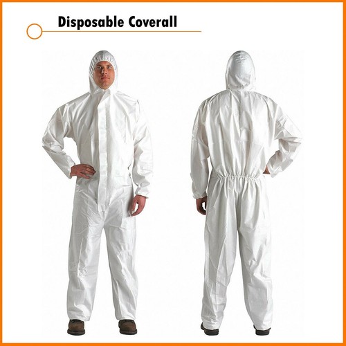 Disposable coveralls white - disposable,