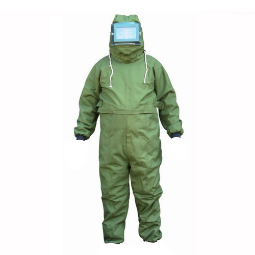 Hooded coverall with face - hooded,