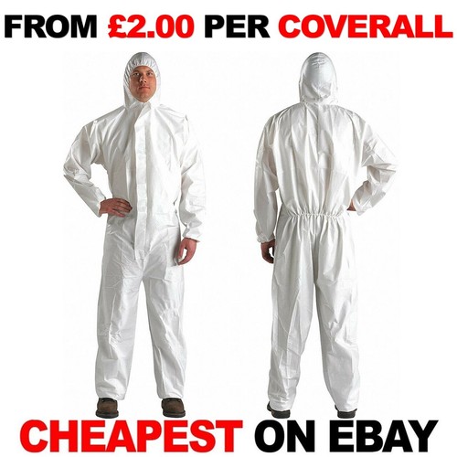 Disposable coveralls white - disposable,
