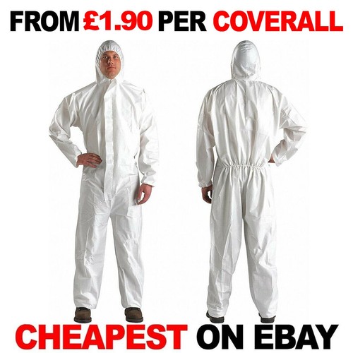 Disposable coveralls white - disposable,